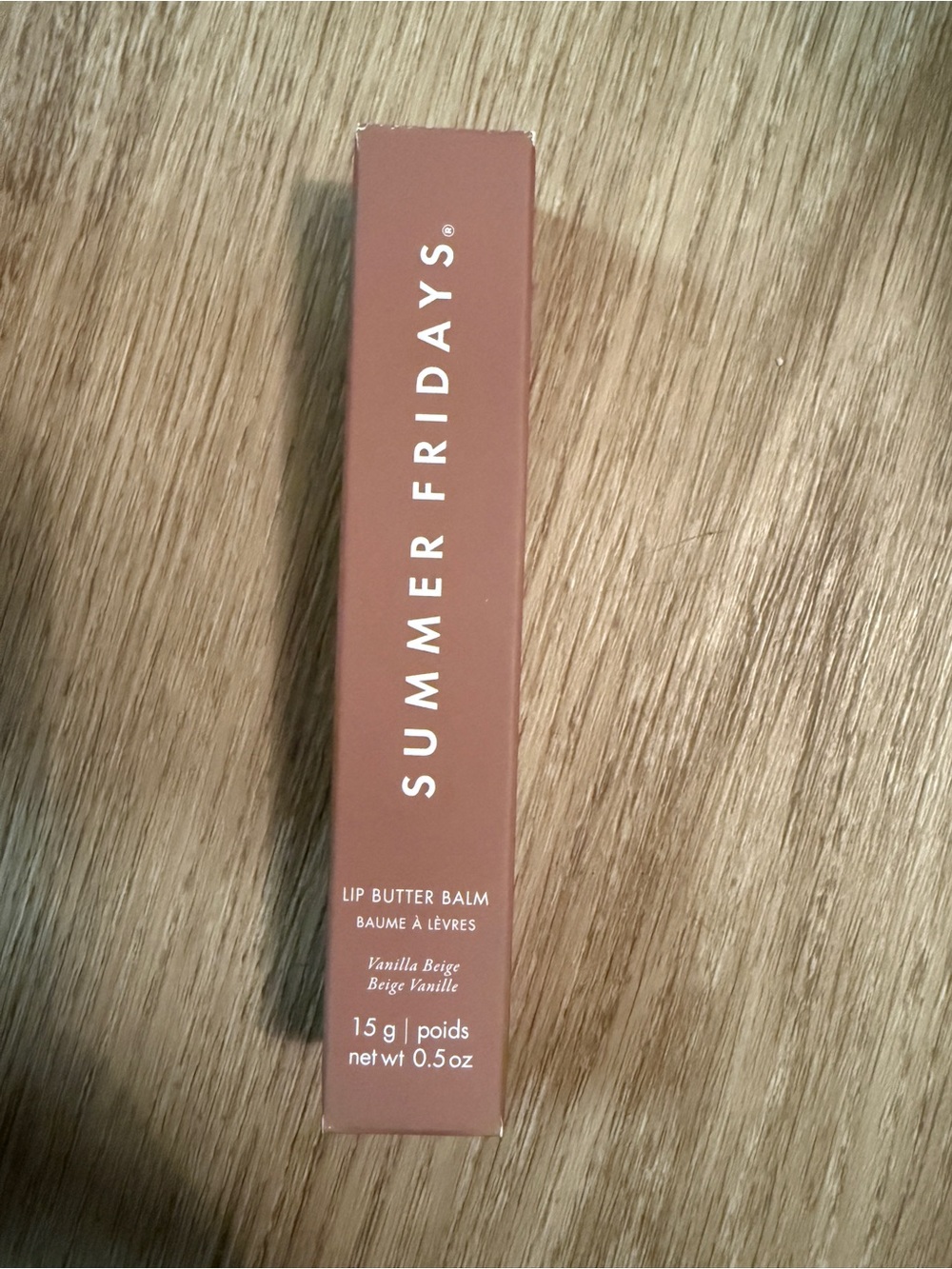 Brand New Summer Fridays Lip Butter Balm - Vanilla Beiger